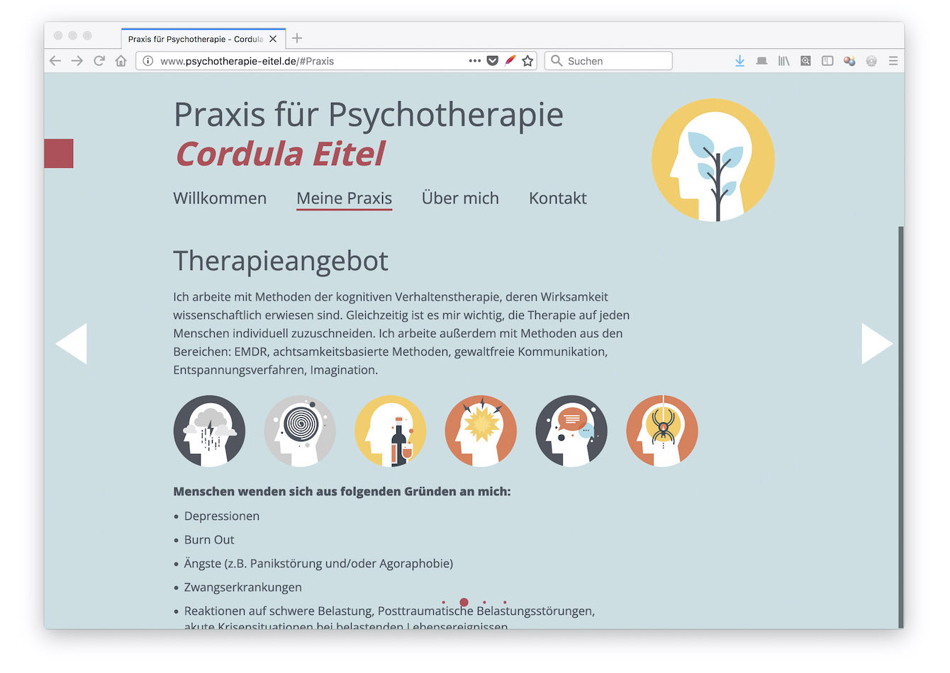 Psychotherapie Cordula Eitel gestaltungswillen